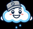 Storm Sprinklers cloud mascot for Utah sprinkler repair and installation