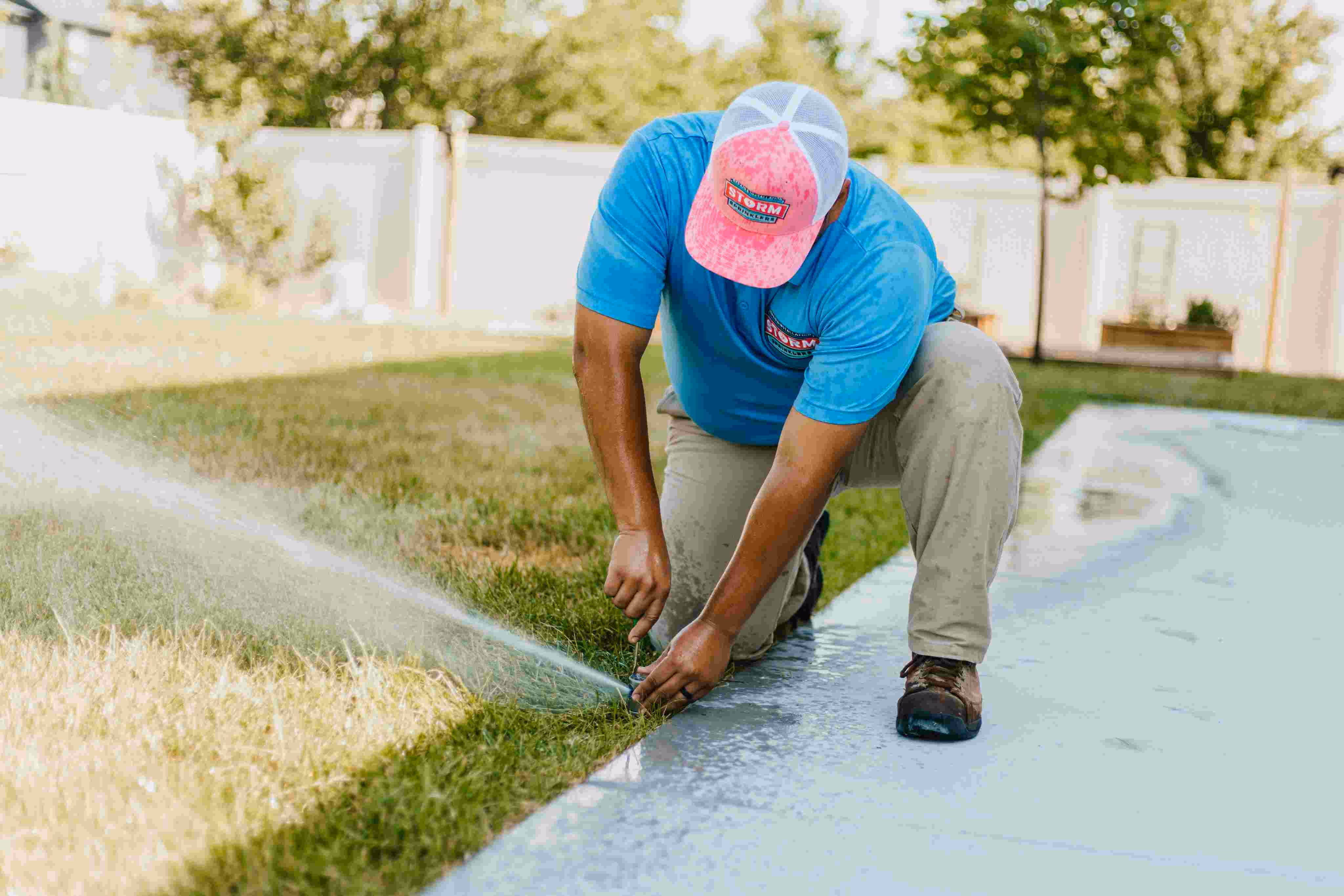 Storm Sprinklers spring sprinkler startup and tune-up service in Utah