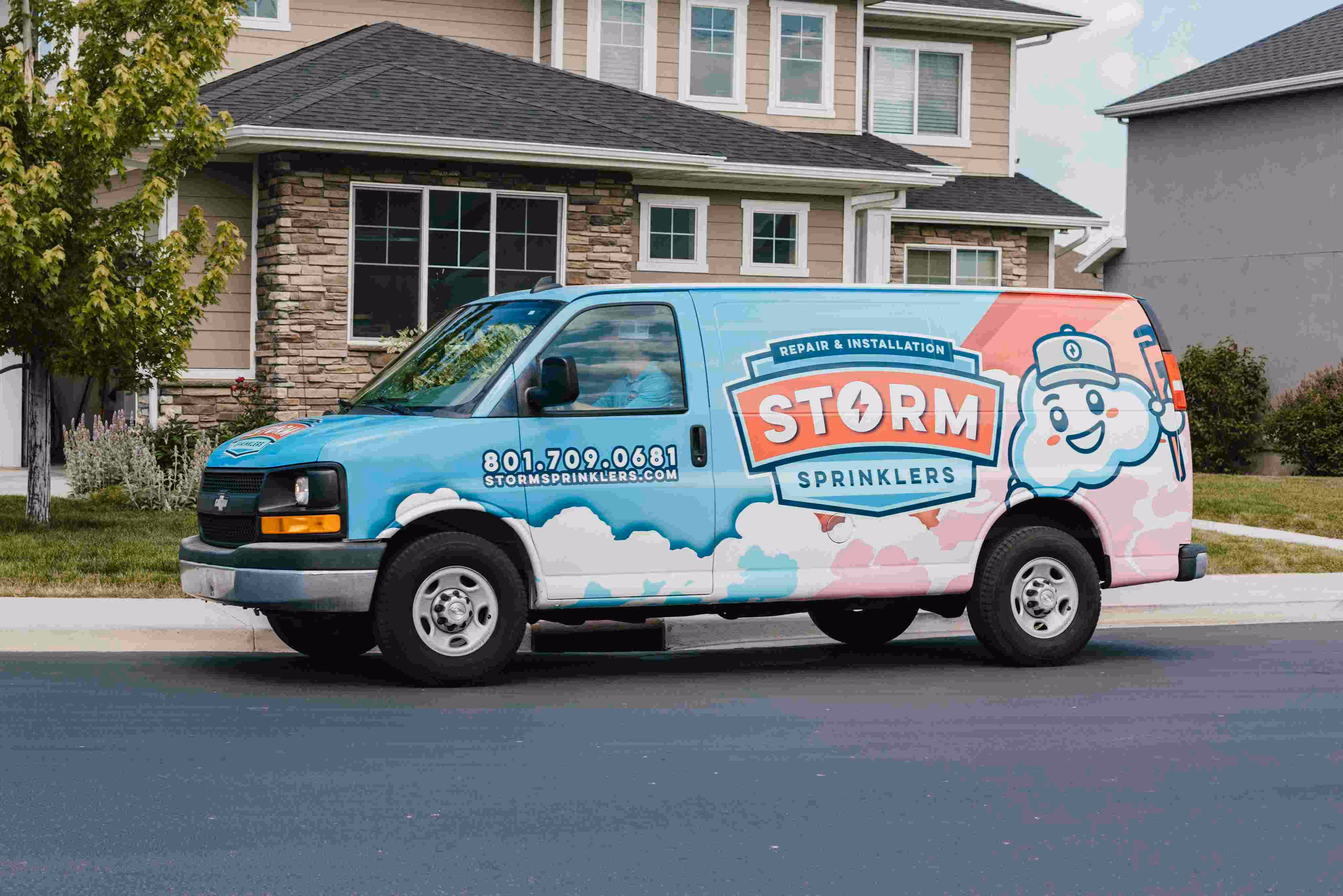 Storm Sprinklers irrigation team Utah sprinkler repair and installation