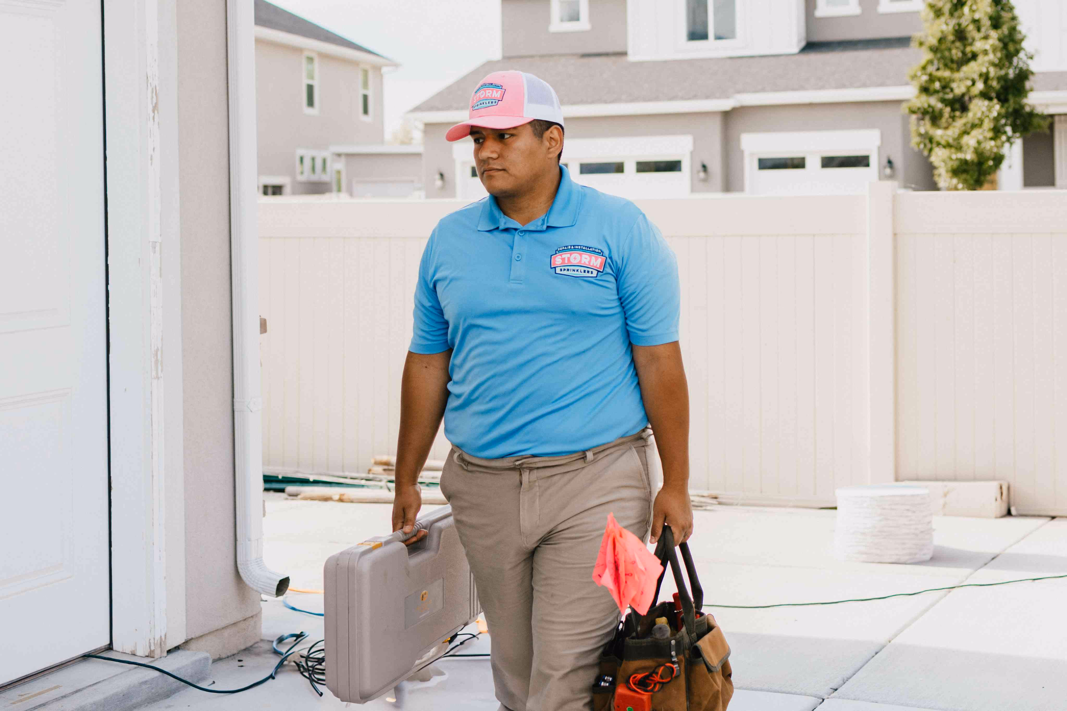 Storm Sprinklers technician for commercial irrigation service in Utah County and Salt Lake County